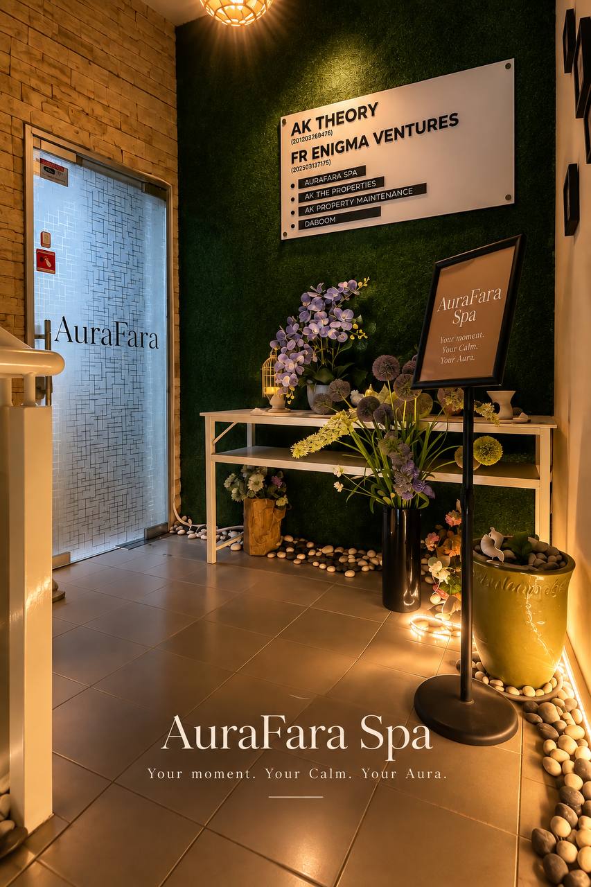 Pintu Masuk AuraFara Spa